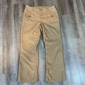 Lane Bryant Women’s Pants Corduroy Tan Size 14 Straight Leg 90’s Vibe Mid Rise
